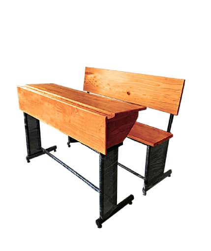 Two‑Seater Desk with Bench