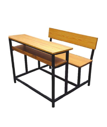 3‑seater desk‑bench combo