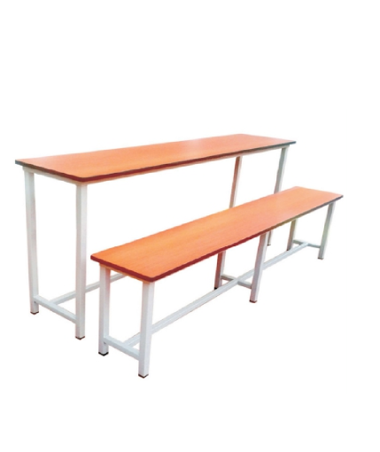 Four-Seater Desk & Bench Set