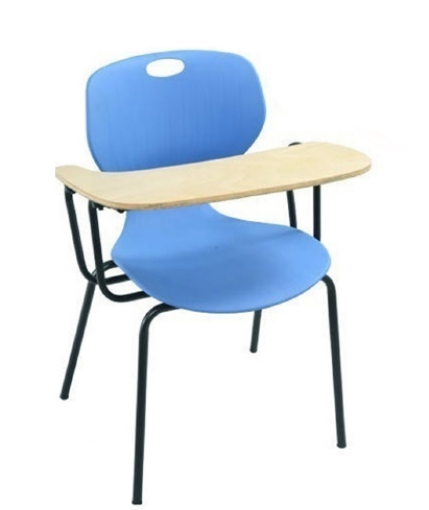 Writing Pad Chair Sky-blue