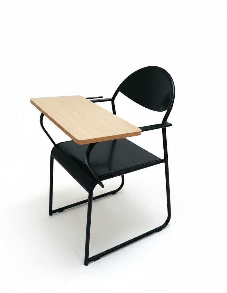 Chair with Writing Pad