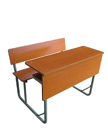 Dual-Seater Desk with Bench