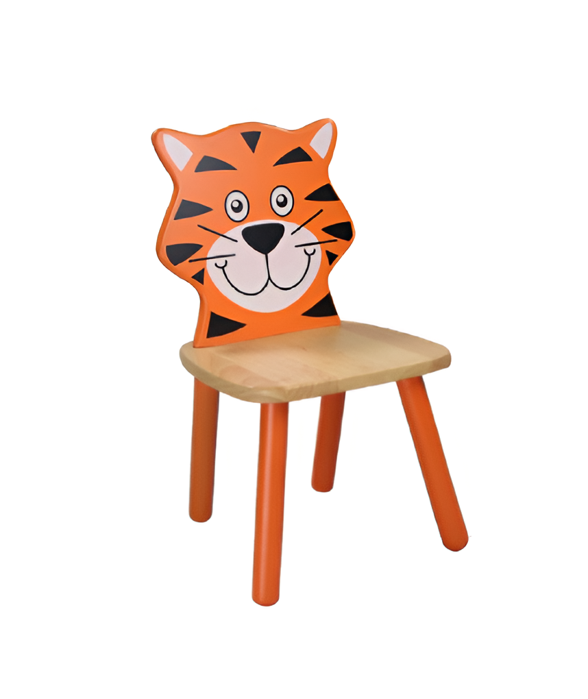 Cartoon-style tiger chair