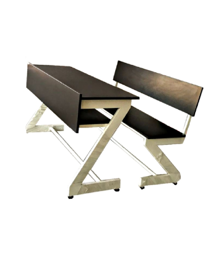 Wooden Series 4-Seater Desk & Bench