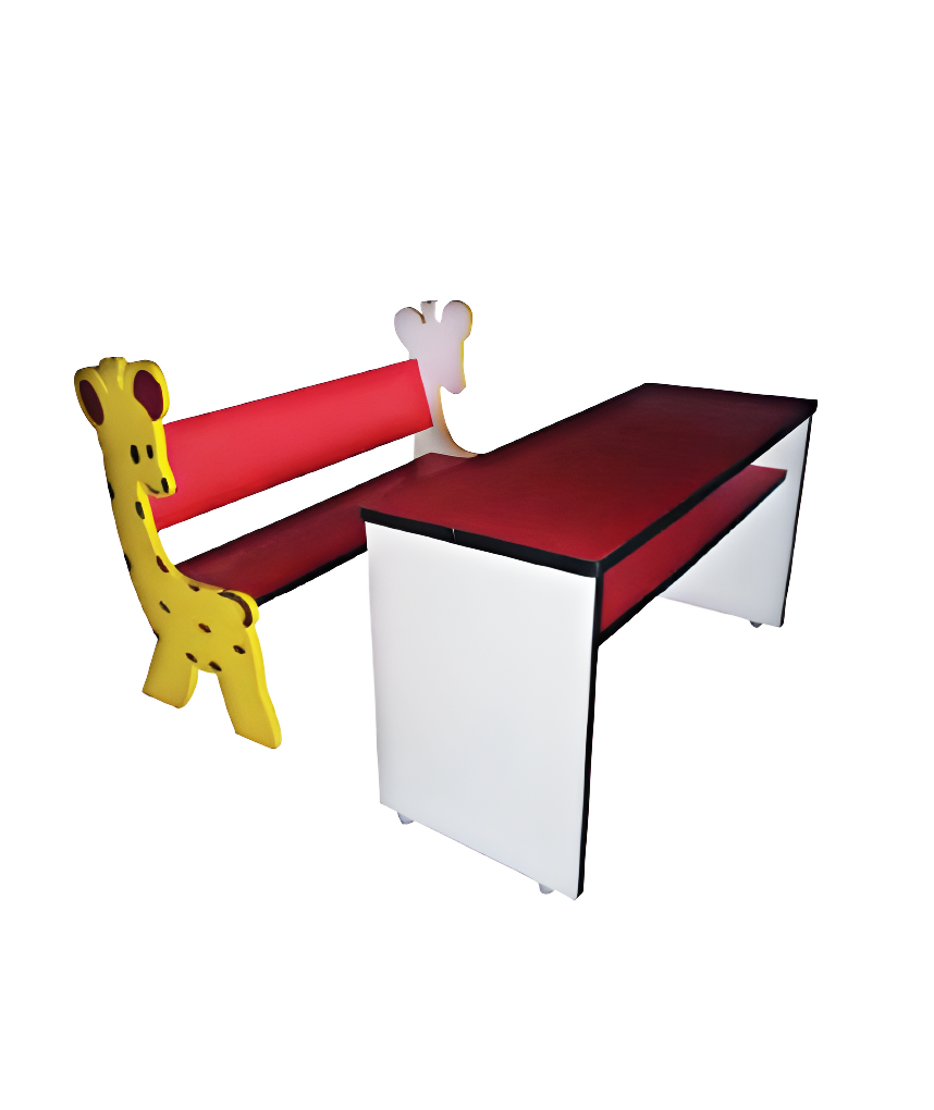 Cartoon Series Two-Seater Table & Bench