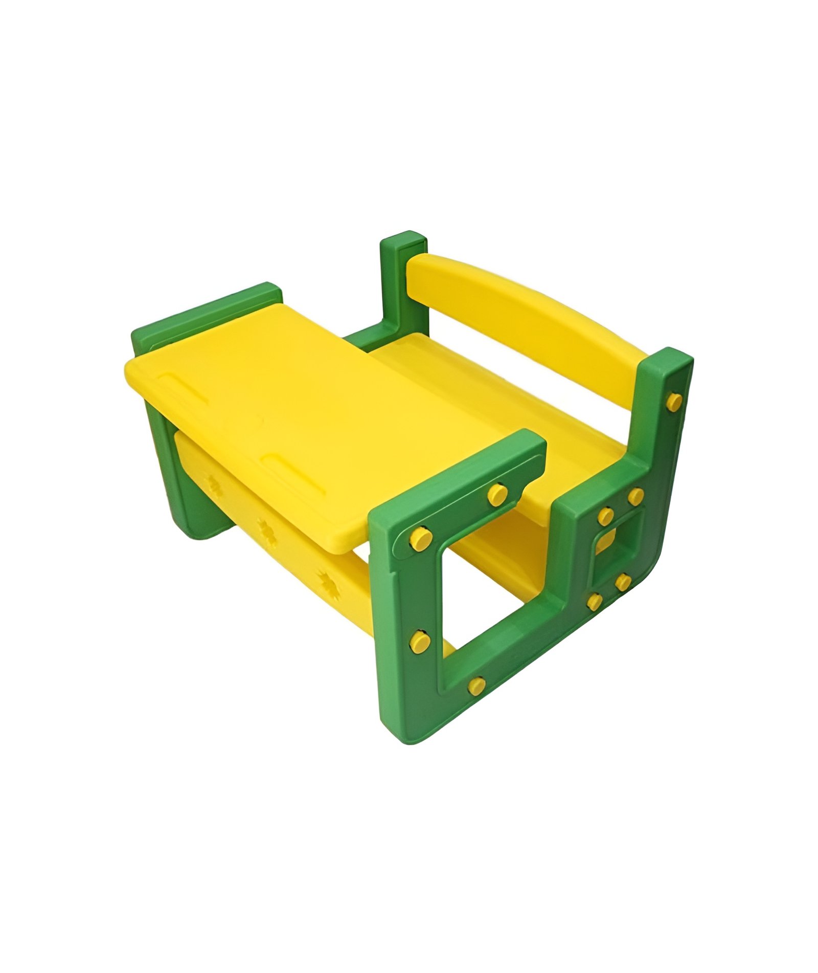 Dual Seater Plastic Study Table and Chair