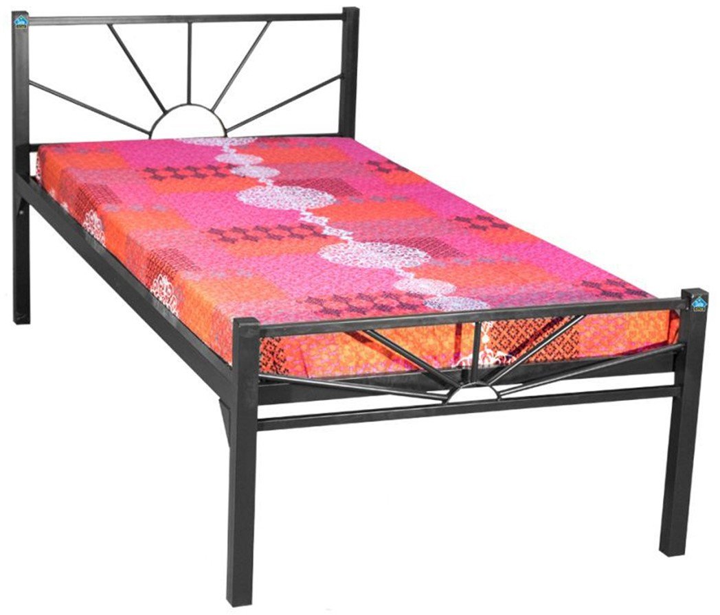 single metal bed