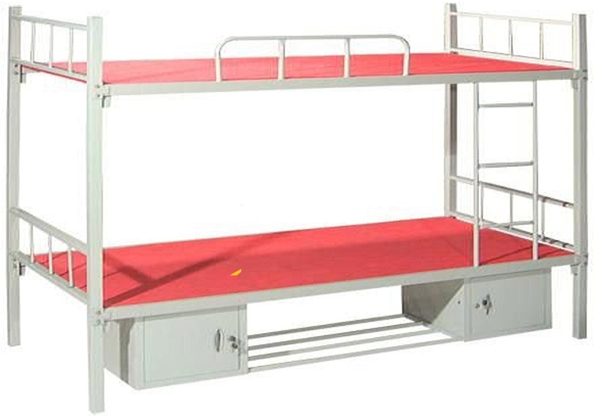 Hostel Bunk Bed with Metal Drawers