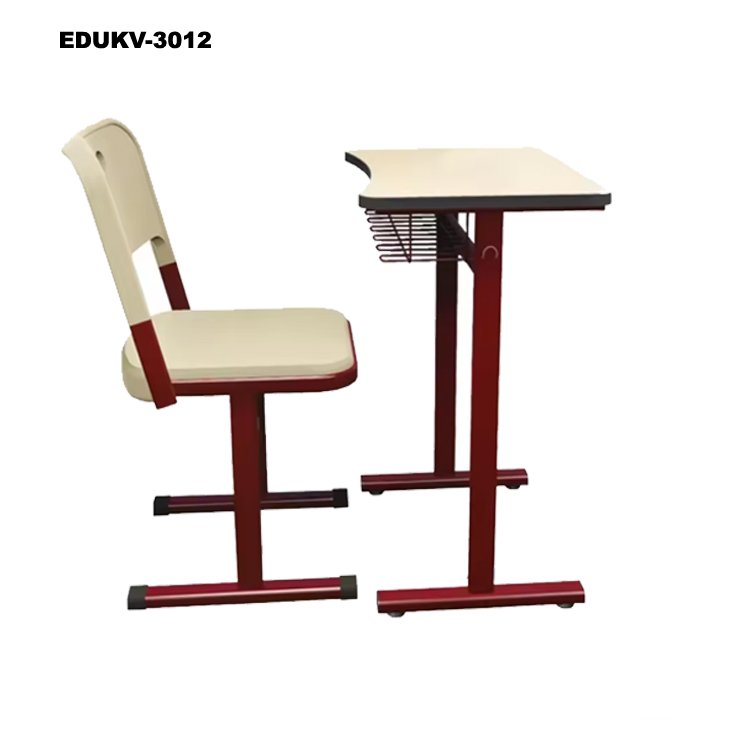 sleek student desk and chair set